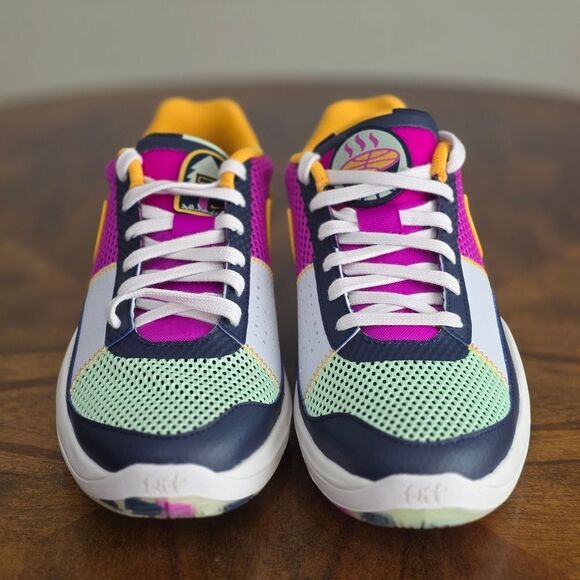 Nike Ja 1 "Summer Camp Ja" Basketball Shoes White Purple Women's Size 8 Patches - Picture 3 of 13